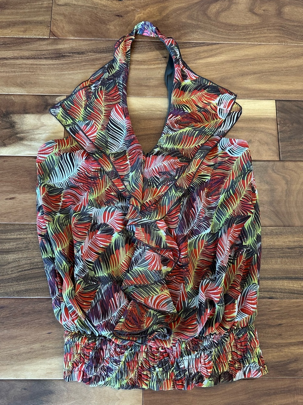 My Michelle Halter Tank with Tropical size Medium